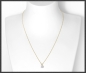 Preview: Diamant Collier mit 0,96ct Solitär Brillant, 585 Gold